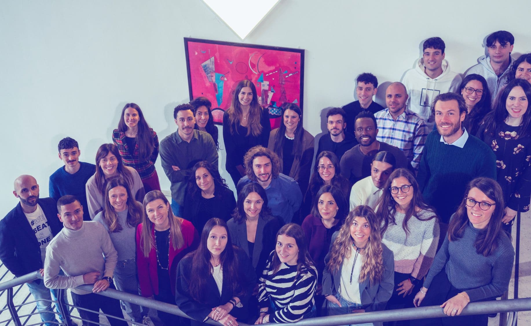 Il team BizBuddy riunito in una foto di gruppo